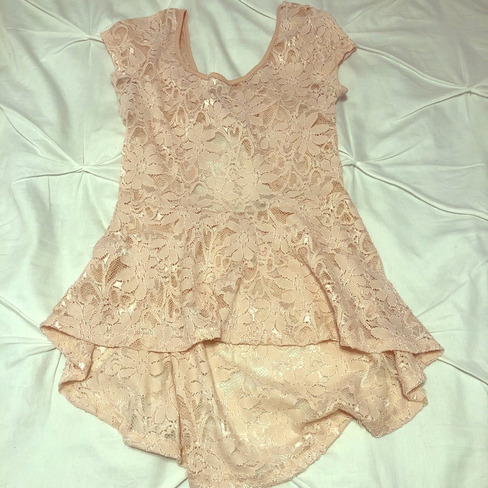 Pink Lace Top